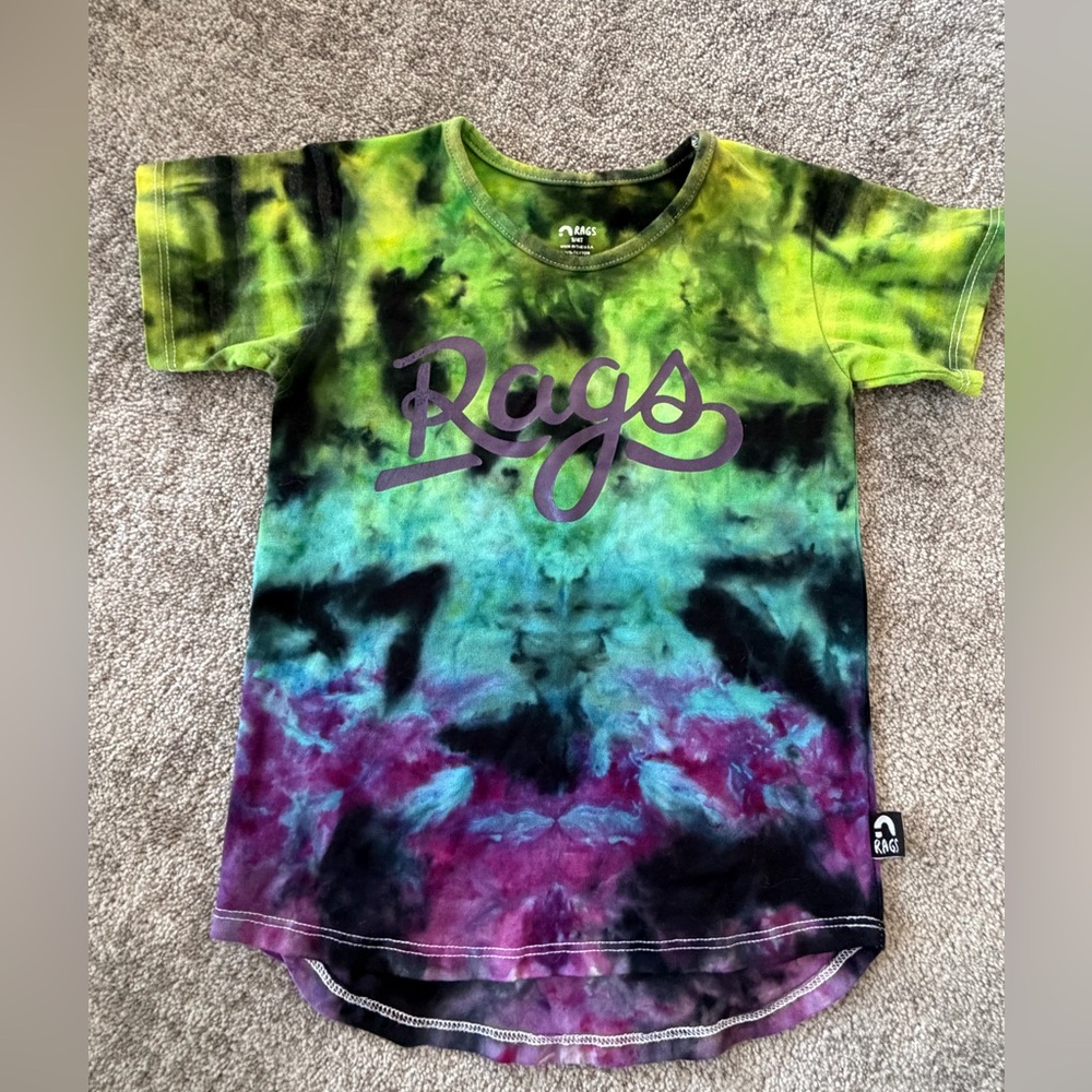 🌶️ Rags Kids Tie-Dye Shirt - Multicolor. Size 3-4T